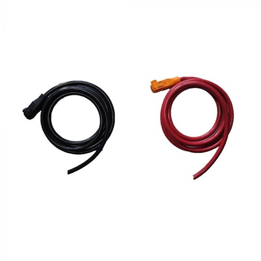 [11540] ¬[VZ23080] CABLE DE ALIMENTACIÓN DC 4AWG 1 PAR ROJO Y NEGRO 2000MM