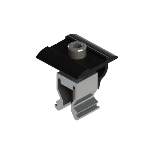 [11750] ¬[VZ23500] ABRAZADERA UNIVERSAL NEGRA 35-46MM ALUMINIO 605 T5 & SS