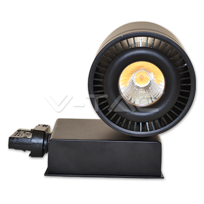 [1234] ¬[VZ2468] FOCO DE CARRIL LED 33W COB CRI>95 CUERPO NEGRO 4000K