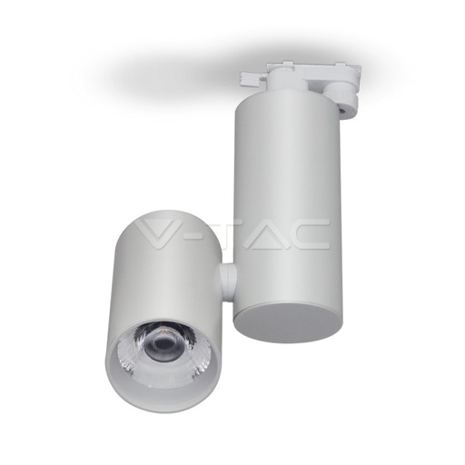 [1292] ¬[VZ2584] FOCO DE CARRIL LED 30W CUERPO BLANCO 3000K