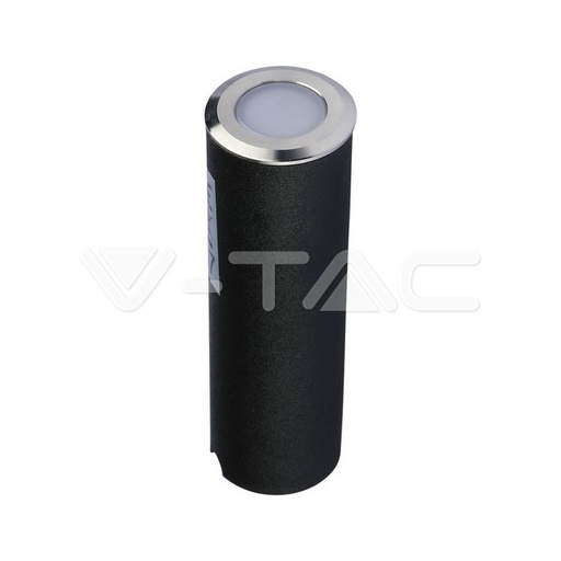 [1463] ¬[VZ2926] BALIZA PARA EMPOTRAR EN SUELO DE SEÑALIZACION 0.5W COLOR PLATA 3000K