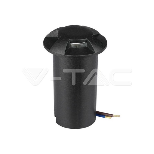 [1472] ¬[VZ2944] BALIZA LED 1W CUERPO NEGRO 4 DIRECCIONES 6500K