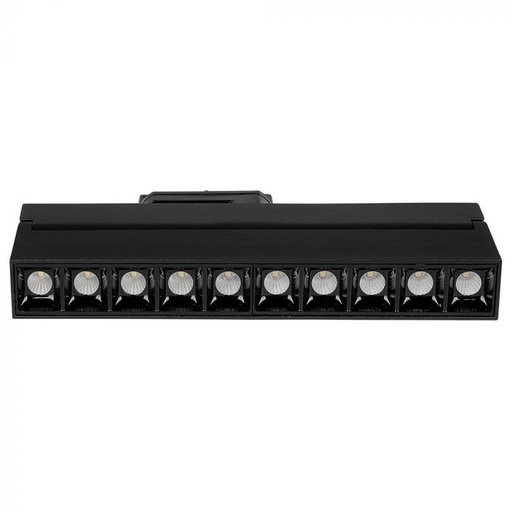 [20006] ¬[VZ40012] FOCO DE CARRIL LINEAL LED 25W CHIP SAMSUNG NEGRO 2700K