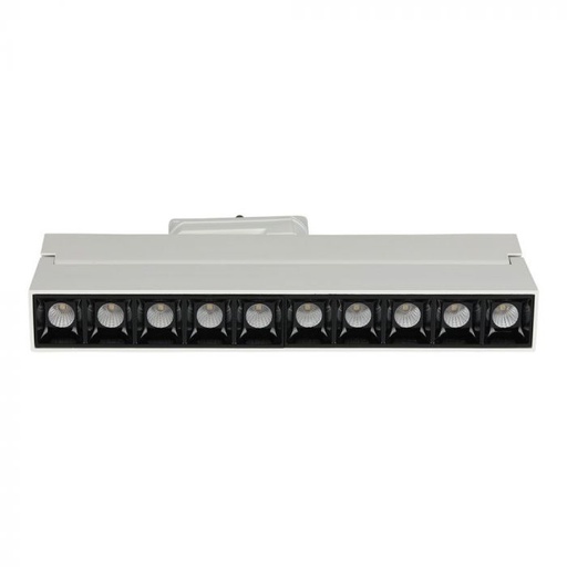 [20010] ¬[VZ40020] FOCO DE CARRIL LINEAL LED 25W CHIP SAMSUNG CUERPO BLANCO 4000K