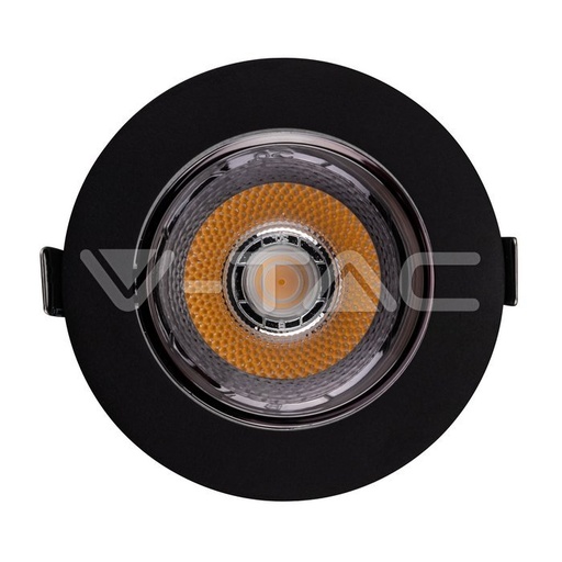 [20052] ¬[VZ40104] DOWNLIGHT LED 10W CHIP SAMSUNG NEGRO COB REFLECTOR 4000K