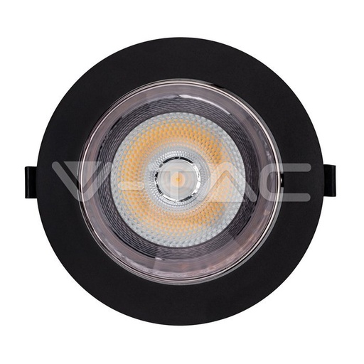 [20056] ¬[VZ40112] DOWNLIGHT LED 20W CHIP SAMSUNG NEGRO COB REFLECTOR 6400K