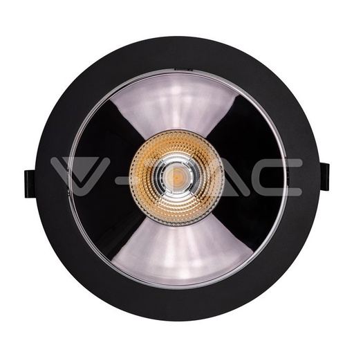 [20058] ¬[VZ40116] DOWNLIGHT LED CHIP SAMSUNG 30W NEGRO COB REFLECTOR 4000K