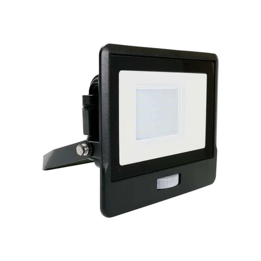 [20263] ¬[VZ40526] PROYECTOR LED V-TAC 30W CHIP SAMSUNG SMD 2340LM 100° COLOR NEGRO IP65 4000K