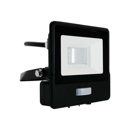 [20280] ¬[VZ40560] PROYECTOR LED V-TAC 10W CHIP SAMSUNG SMD 735LM 100° COLOR NEGRO IP65 3000K
