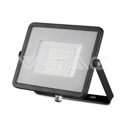 [21408] ¬[VZ42816] PROYECTOR LED V-TAC 50W CHIP SAMSUNG 4000LM 100° COLOR NEGRO IP65 6500K