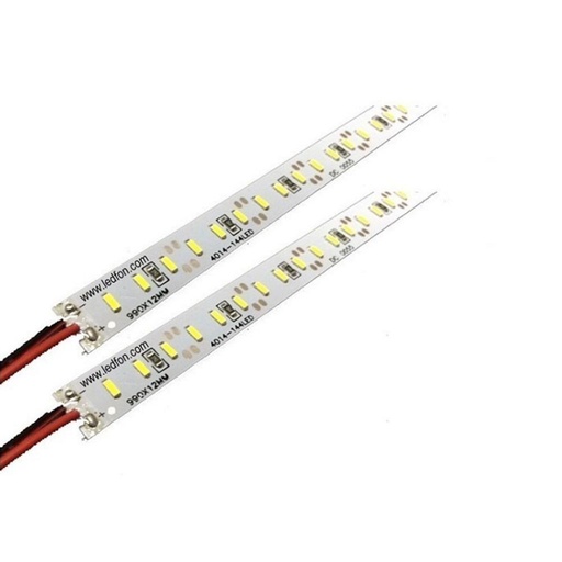 [2535] ¬[VZ5070] TIRA RÍGIDA LED 18W 12V SMD4014 1M (2 UNID./PACK) 3000K