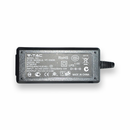 [3032] ¬[VZ6064] FUENTE DE ALIMENTACIÓN COMPACTA V-TAC 12V 60W 5A IP20