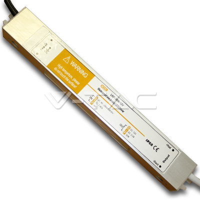 [3100] ¬[VZ6200] FUENTE DE ALIMENTACIÓN V-TAC 12V 30W 2.5A IP65 201X30.5X20MM