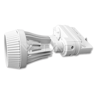 [3544] ¬[VZ7088] FOCO PARA GU10 4 NÚCLEOS CUERPO BLANCO