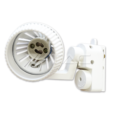 [3546] ¬[VZ7092] FOCO LED PARA GU10 2 NÚCLEOS CUERPO BLANCO