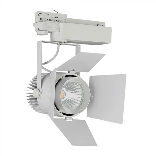 [369] ¬[VZ738] FOCO DE CARRIL LED 33W CHIP SAMSUNG CUERPO BLANCO 4000K