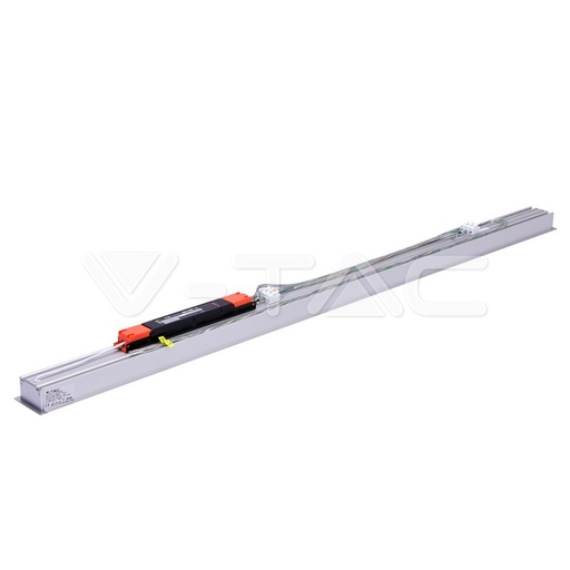 [380] ¬[VZ760] LINEAL LED 40W PARA EMPOTRAR SAMSUNG COLOR PLATA 4000K