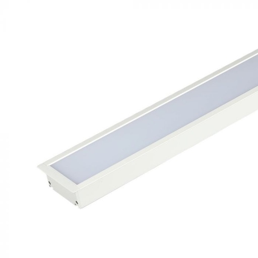 [382] ¬[VZ764] LUMINARIAS LINEALES LED 40W PARA EMPOTRAR SAMSUNG CUERPO BLANCO 90MM ANCHO 4000K