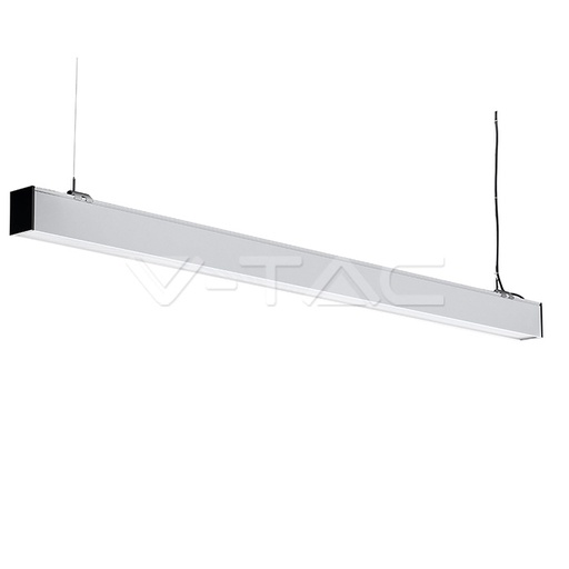 [383] ¬[VZ766] LUMINARIAS LINEALES PARA MONTAJE SUSPENDIDO 40W LED CHIP SAMSUNG CUERPO BLANCO 4000K
