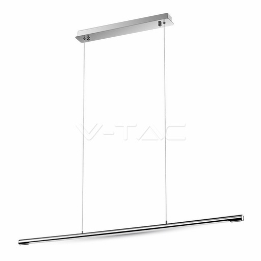 [3890] ¬[VZ7780] LÁMPARA DE TECHO CON SOPORTE COLGANTE DISEÑO 18W CROMO 4000K