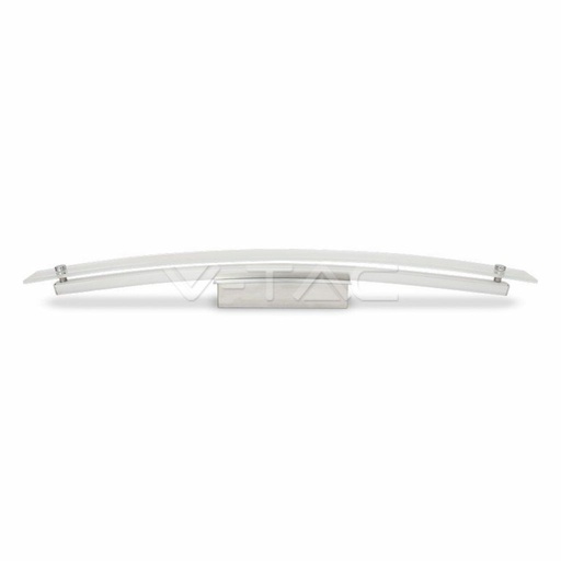 [3896] ¬[VZ7792]  LÁMPARA DE PARED LED 12W CURVA CRISTAL CROMO 4000K