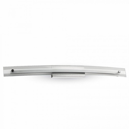 [3897] ¬[VZ7794] APLIQUE LED 18W FORMA CURVACUERPO CRISTAL CROMADO 4000K