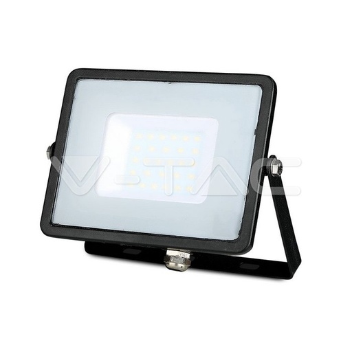 [400] ¬[VZ800] PROYECTOR LED V-TAC 30W CHIP SAMSUNG 2400LM 100° COLOR NEGRO IP65 3000K