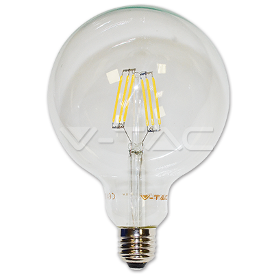 [4304] ¬[VZ8608] BOMBILLA LED 6W FILAMENTO PATENT E27 G125 2700K