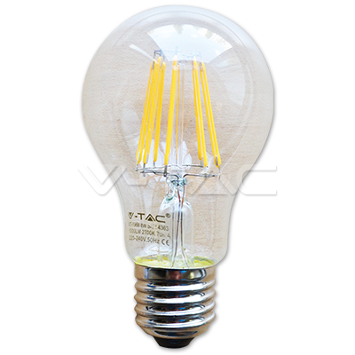 [4363] ¬[VZ8726] BOMBILLA LED 8W FILAMENTO E27 A60 2700K
