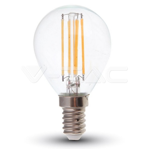 [4394] ¬[VZ8788] BOMBILLA LED V-TAC E14 P45 4W FILAMENT 400LM 2700K
