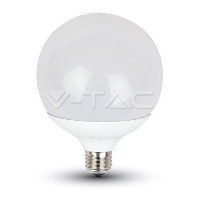 [4435] ¬[VZ8870] BOMBILLA LED 18W G120 Е27 TERMOPLÁSTICO BLANCO 6000K