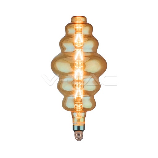 [45661] ¬[VZ91322] BOMBILLA LED V-TAC E27 S180 8W FILAMENT 620LM 2200K