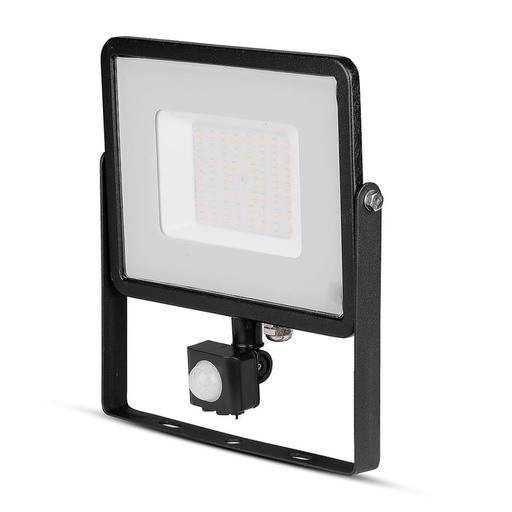[471] ¬[VZ942] PROYECTOR LED V-TAC 50W SMD 4000LM 100° COLOR NEGRO IP65 6400K