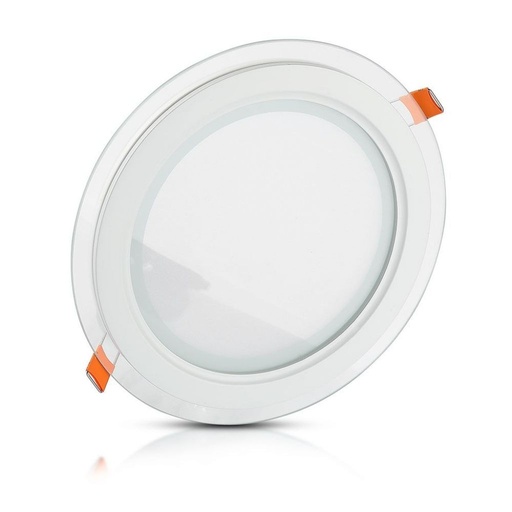 [4744] ¬[VZ9488] DOWNLIGHT LED 12W CRISTAL REDONDO 2700K