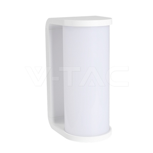 [23759] [VQ226237591] APLIQUE DE PARED LED 12W CUERPO BLANCO CCT IP65