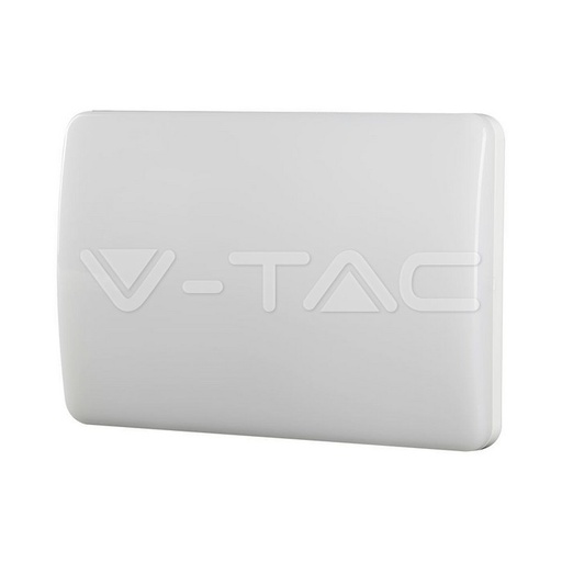 [23422] [VQ226234221] APLIQUE RÓTULO IDENTIFICATIVO LED 12W SAMSUNG CHIP IK10 CUERPO BLANCO CCT IP65