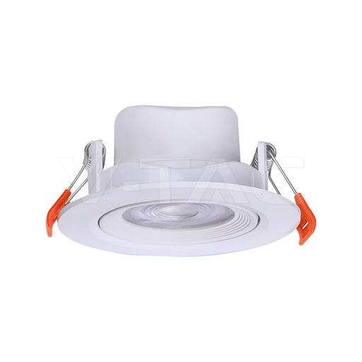 [23837] [VQ226238371] DOWNLIGHT LED 7W AJUSTABLE CUERPO BLANCO CCT