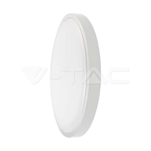 [76631-24] [VQ22676631-241] PLAFÓN LED 24W CON SENSOR SAMSUNG CHIP MARCO REDONDO BLANCO 4000K IP44