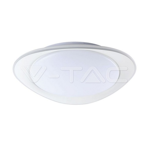 [23594] [VQ226235941] PLAFÓN LED 60W REGULABLE CON CONTROL REMOTO CUERPO BLANCO CCT