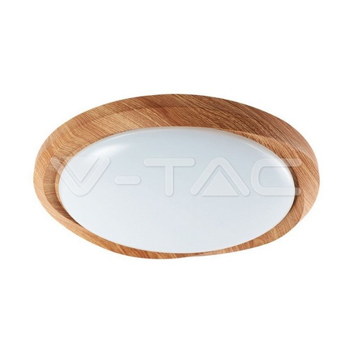 [23586] [VQ226235861] PLAFÓN LED 60W REGULABLE CON CONTROL REMOTO CUERPO DE MADERA CCT