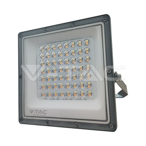 [23614] [VQ226236141] PROYECTOR LED V-TAC 50W SMD 5000LM 90° COLOR GRIS IP65 PASO: 3000K + 4000K + 6500K