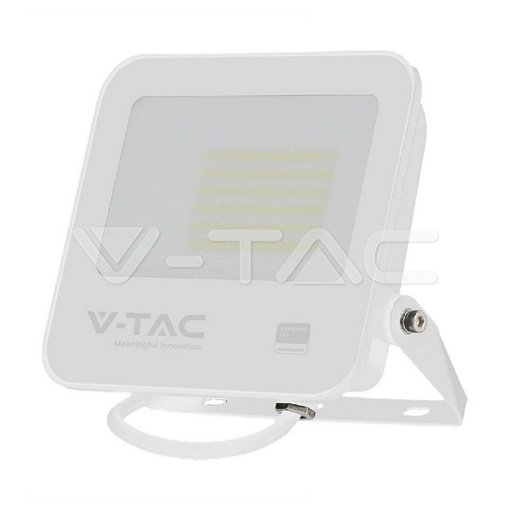 [23690] [VQ226236901] PROYECTOR LED V-TAC 50W CHIP SAMSUNG SMD 4270LM 115° COLOR BLANCO IP65 6500K