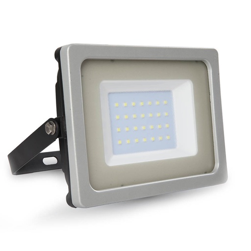 [5811] ¬[VZ11622] PROYECTOR LED V-TAC 30W SMD 2550LM COLOR NEGRO IP65 4000K
