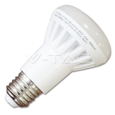 [4221] ¬[VZ8442] BOMBILLA LED 8W E27 R63 2700K