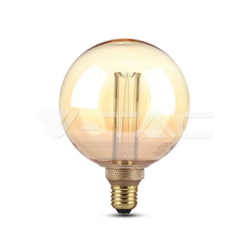 [7475] ¬[VZ14950] BOMBILLA LED V-TAC E27 G125 4W FILAMENT 200LM 1800K