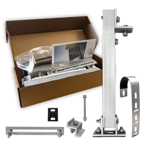 [11587] ¬[VZ23174] KIT DE PERFILERíA PARA BALCÓN DE PANEL SOLAR FOTOVOLTAICO INCLINACIÓN REGULABLE