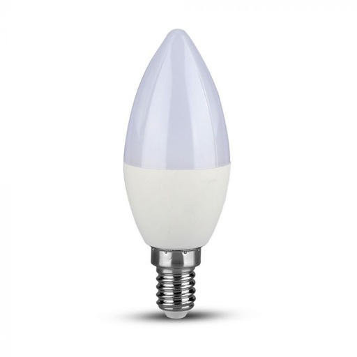 [42581] ¬[VZ85162] BOMBILLA LED V-TAC E14 TIPO VELA 5.5W SMD 470LM 4000K