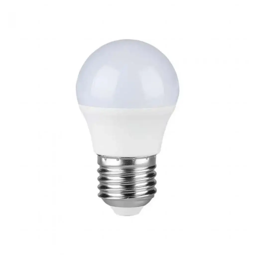 [2142076] [VQ22621420761] BOMBILLA LED V-TAC PRO CON CHIP CREE, E27, 3,7 W, G45, 6500 K