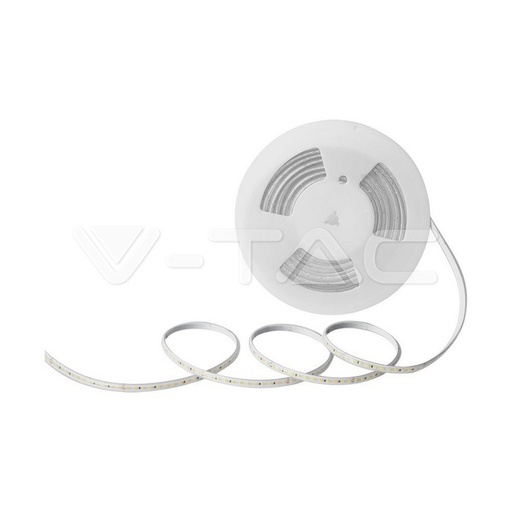 [23724] [VQ226237241] TIRA LED V-TAC AC 220-240V 10.5W SMD 120LED/M 1100LM/M PCB 8MM CRI>80 IP65 ROJO (Rollo de 10m. Roll)