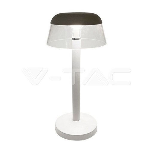 [23686] [VQ226236861] LÁMPARA DE MESA LED DE 2 W (130 X 285), 3 EN 1, REGULABLE, CUERPO BLANCO